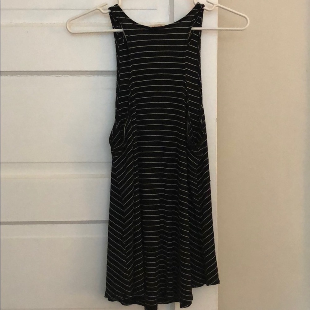 Mossimo Racerback Striped Tank, M - Picture 3 of 4